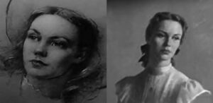 A sketch and a later portrait of Jennie (the latter by artist Robert Brackman)