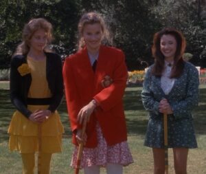 The Three Heathers: McNamara, Chandler (queen), and Duke